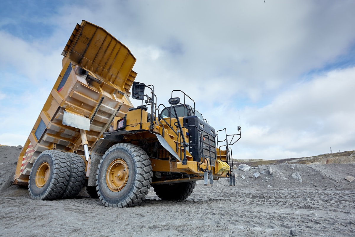 South African coal mine haul truck representing DAS Coal and DAS Kalahari operations